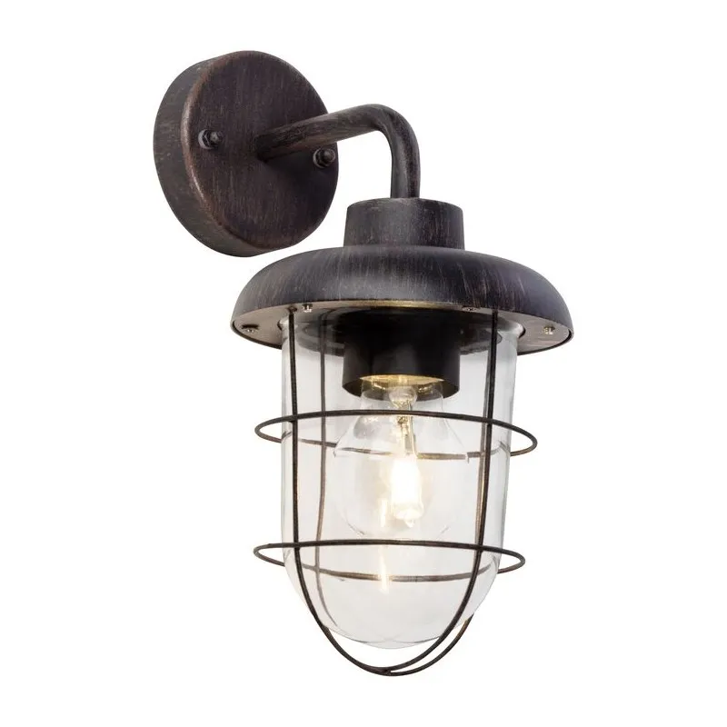 Applique Extérieure Carlisle 1x60W Rouille