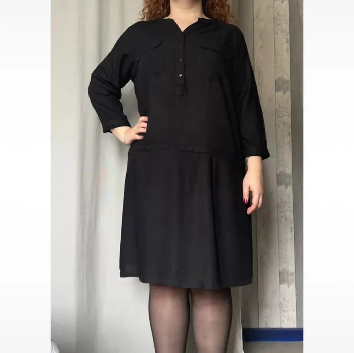 Robe noire taille 44 In Extenso - In Extenso (Auchan) | Beebs